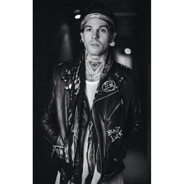 The Neighbourhood Bad Luck Jesse Rutherford Leather Jacket
