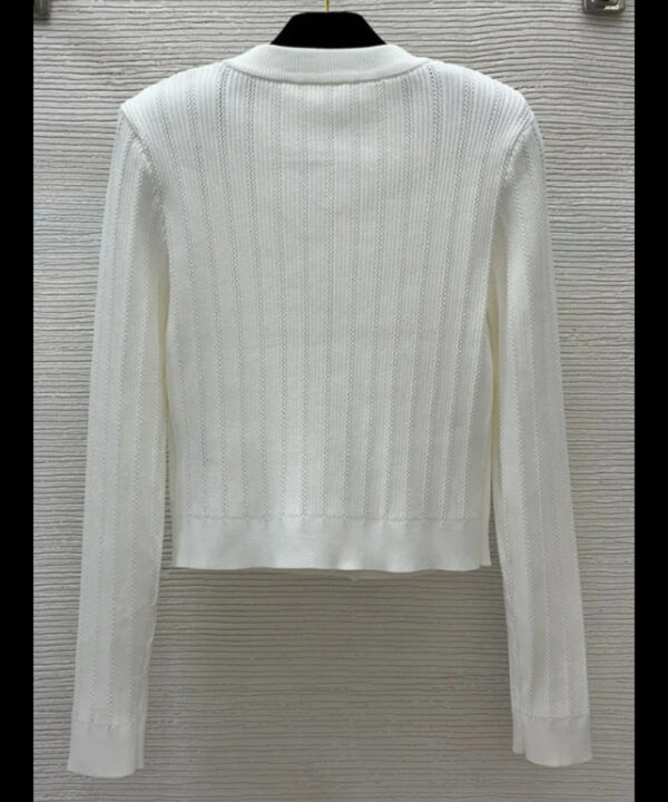 Abby Lift 2024 White Wool Cropped Jacket