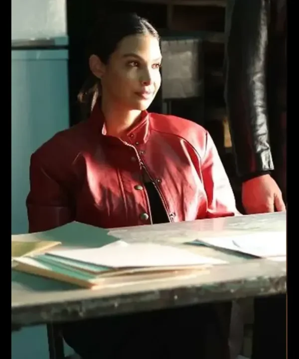 Daphne Finch The Company You Keep S01 Red Leather Jacket
