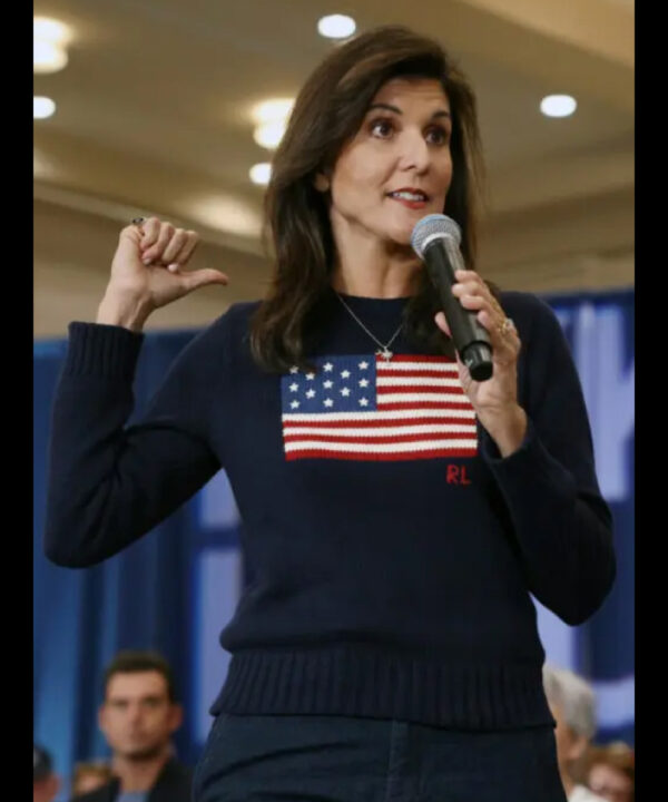 Nikki Haley Usa Flag Sweatshirt