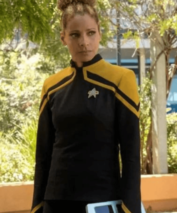 Star Trek Picard Black And Yellow Costume Jacket