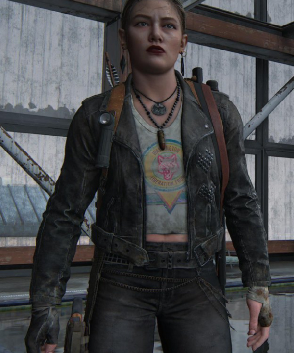 The Last of Us Part II Abby Leather Biker Jacket