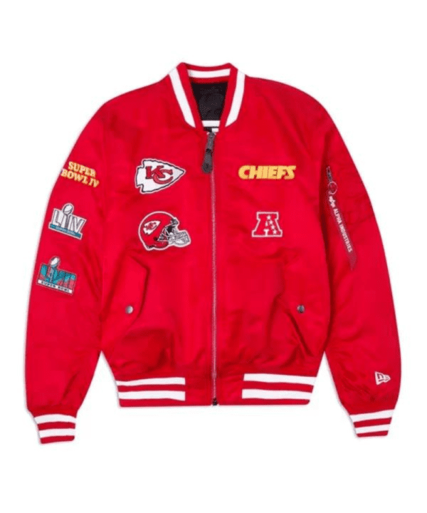 Kansas Chiefs X Alpha X New Era MA-1 Bomber Jacket