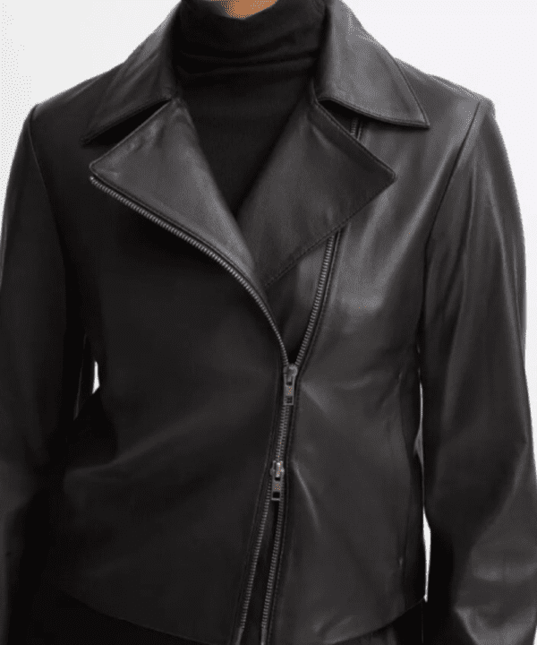Fool Me Once Maya Stern Black Leather Jacket