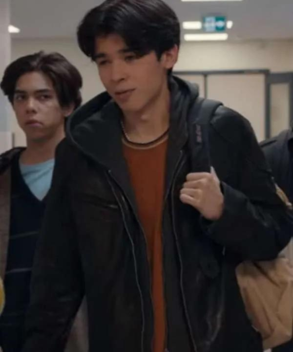 Isaac Garcia My Life With The Walter Boys Black Leather Jacket