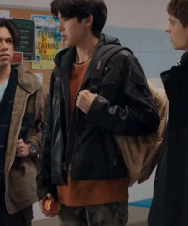 Isaac Garcia My Life With The Walter Boys Black Leather Jacket