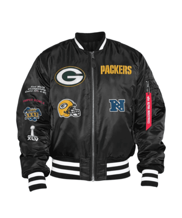 Green Bay Packers X Alpha X New Era MA-1 Bomber Jacket