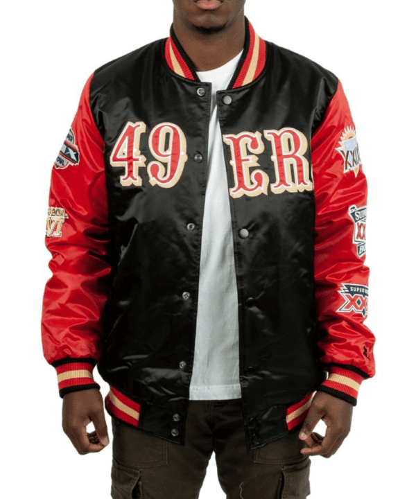 Starter San Francisco 49ers Champs Patches Jacket