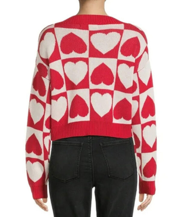 Valentines Day Red and White Sweater