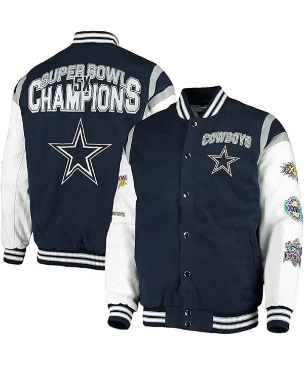 Beck Dallas Cowboys Varsity Full-Snap Jacket