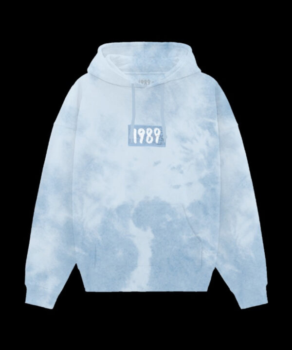 1989 Blue Tie Dye Hoodie