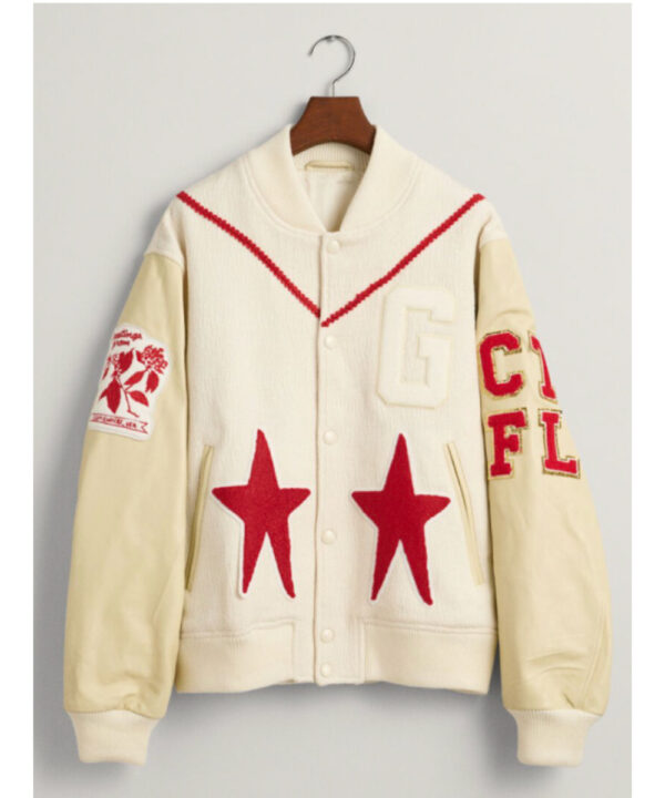 Taylor Swift Blank Canvas Project X Kilo Kish Bouclé Varsity Jacket