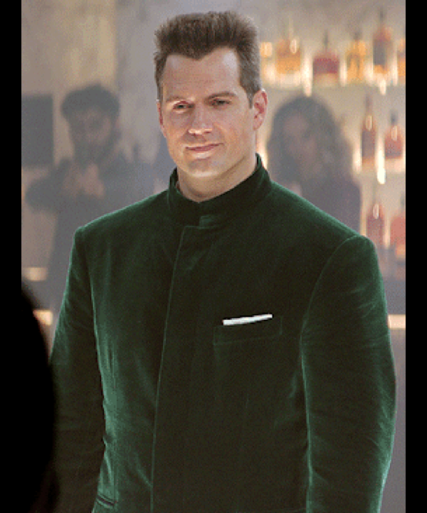 Argylle 2024 Henry Cavill Green Coat