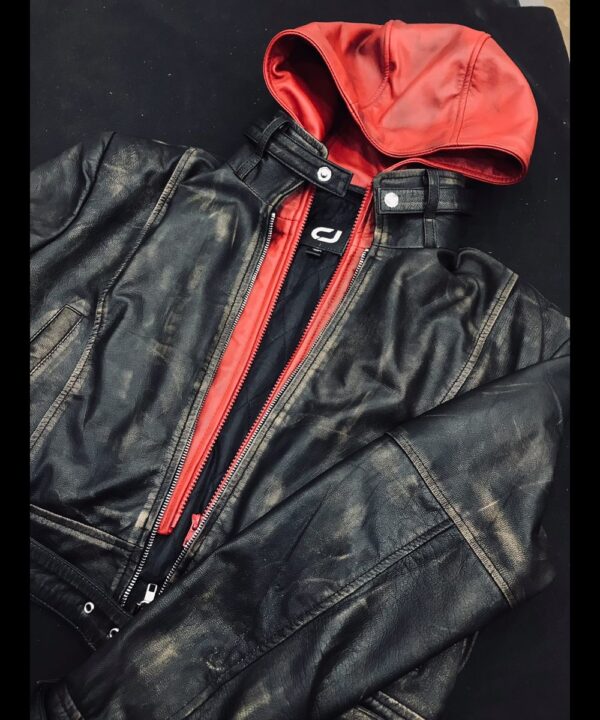 Red Hood Black Jacket