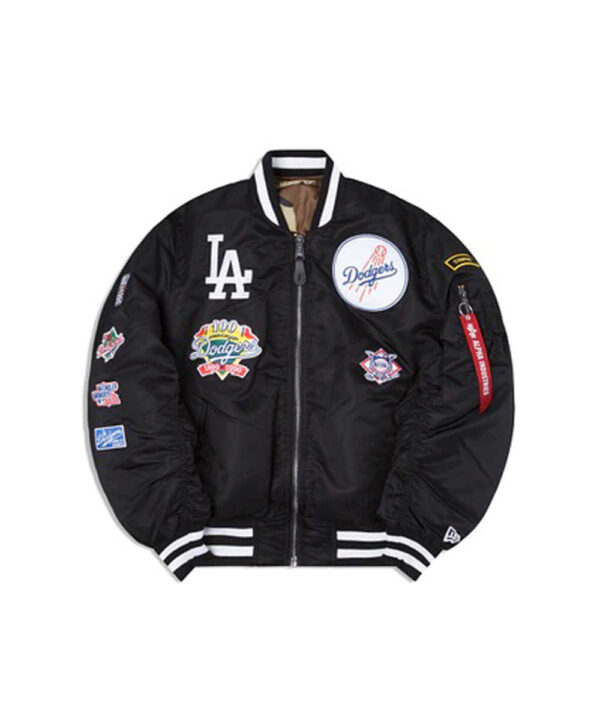 Los Angeles Dodgers Alpha Industries X New Era MA-1 Jacket