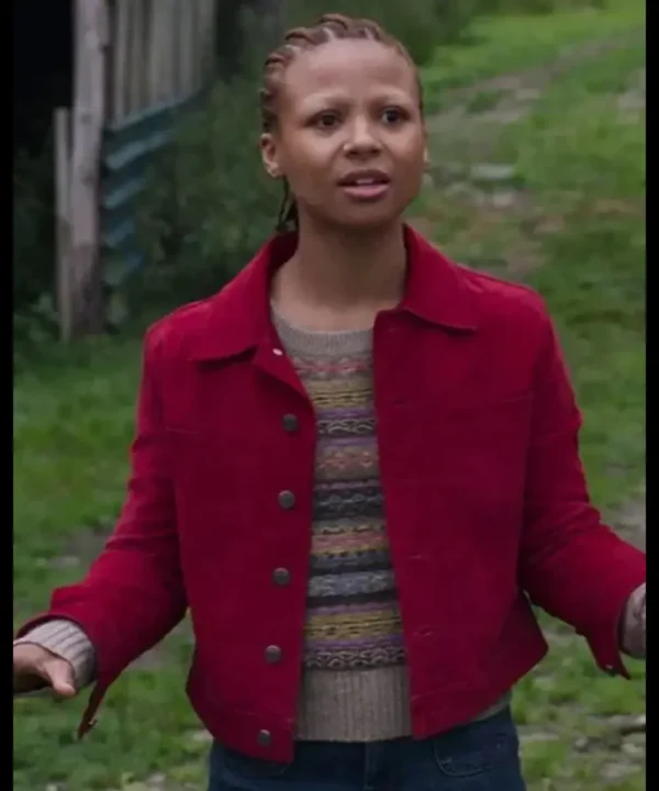 Black Mirror S06 Myha’la Herrold Red Jacket