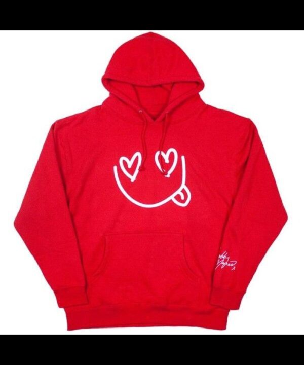 Bobby Mares Red Fleece Hoodie