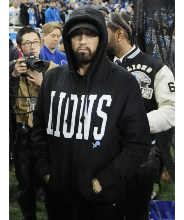 Eminem Detroit Lions Black Hoodie