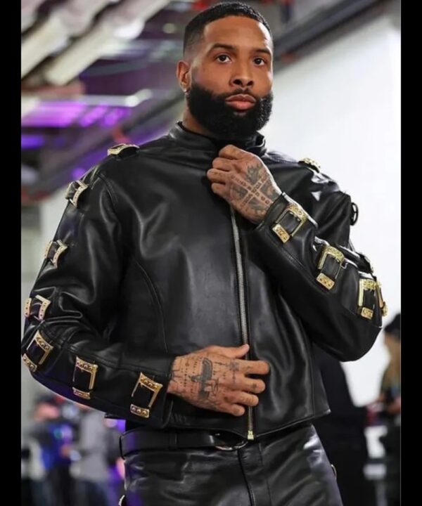 Odell Beckham Jr. Jamie Mcfarland Leather Jacket