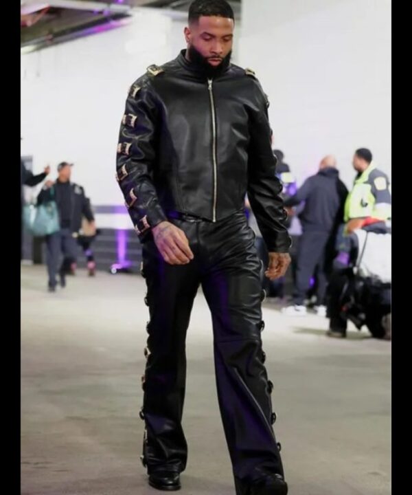 Odell Beckham Jr. Jamie Mcfarland Leather Jacket