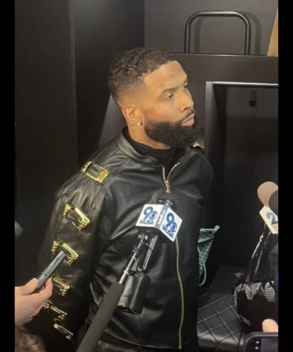 Odell Beckham Jr. Jamie Mcfarland Leather Jacket