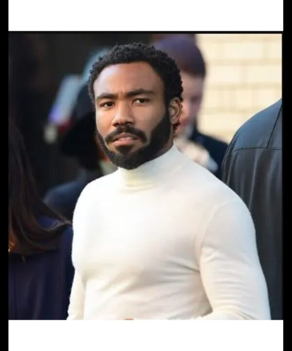 Mr. & Mrs. Smith 2024 Donald Glover White Turtleneck Sweater