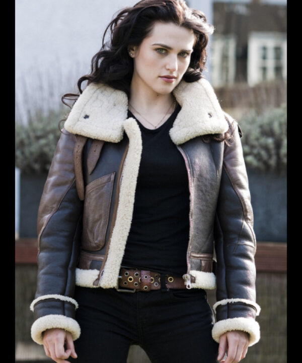 Katie McGrath Shearling Jacket