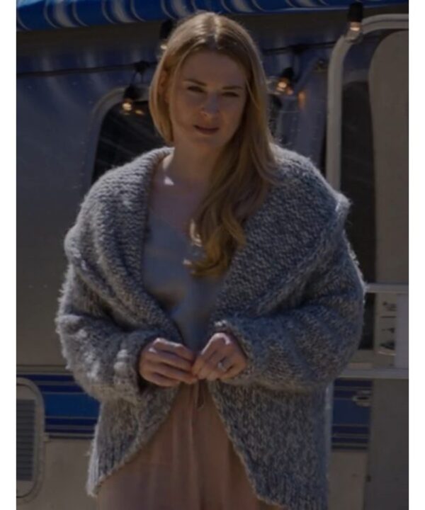 Virgin River S05 Alexandra Breckenridge Shawl Collar Cardigan