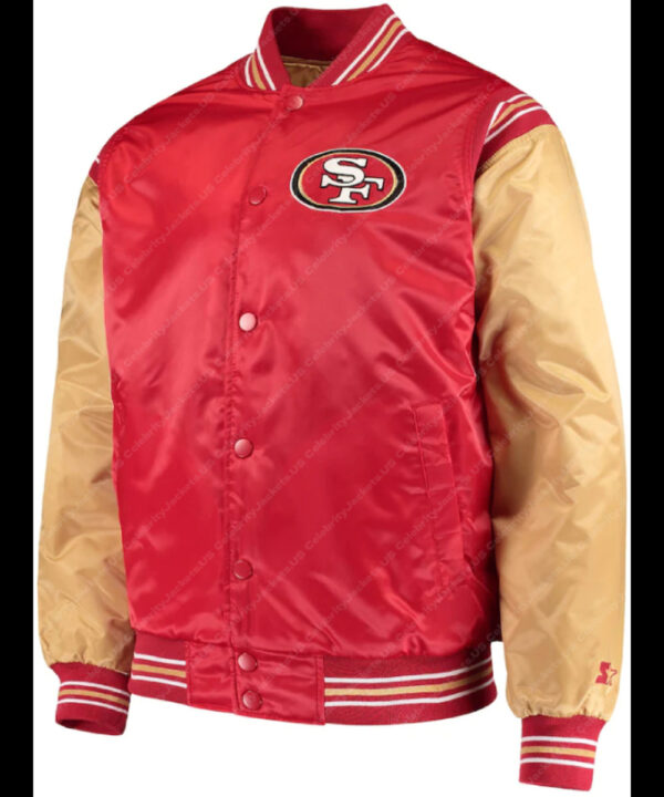 SF 49ers Football Red and Gold Jacket