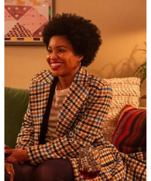 The Other Black Girl 2023 Sinclair Daniel Houndstooth Coat