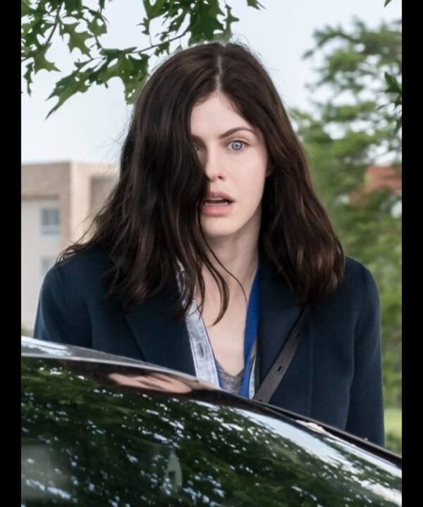 Anne Rice’s Mayfair Witches 2023 Alexandra Daddario Blue Coat