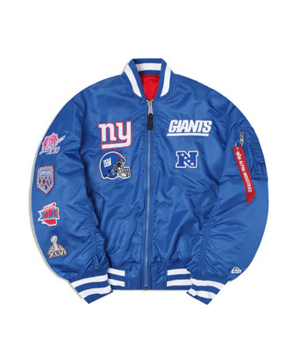 New York Giants Alpha Industries X New Era MA-1 Jacket