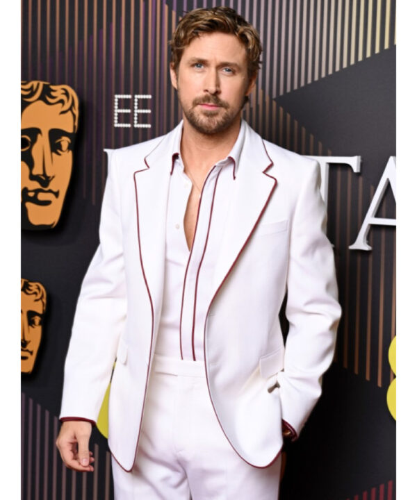 Ryan Gosling 2024 BAFTA Awards White Suit