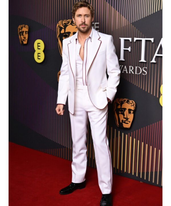 Ryan Gosling 2024 BAFTA Awards White Suit