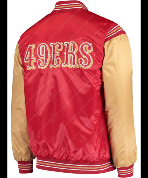 SF 49ers Football Red and Gold Jacket