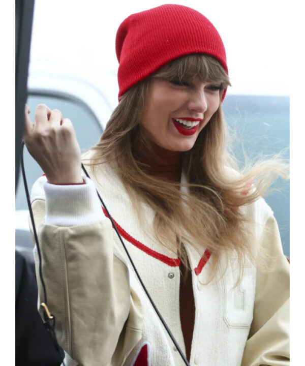 Taylor Swift Blank Canvas Project X Kilo Kish Bouclé Varsity Jacket