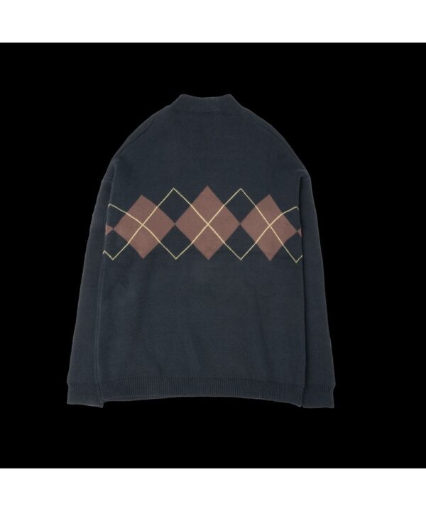 Taylor’s Swift Version Navy Argyle Sweater