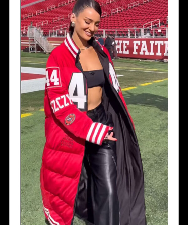 San Francisco 49ers Kristin Juszczyk Coat