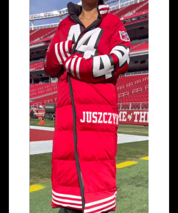 San Francisco 49ers Kristin Juszczyk Coat
