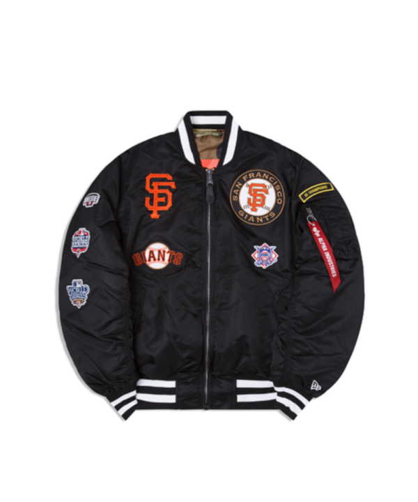 San Francisco Giants Alpha Industries X New Era MA-1 Jacket