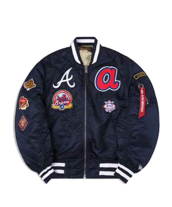 Atlanta Braves Alpha Industries X New Era MA-1 Jacket