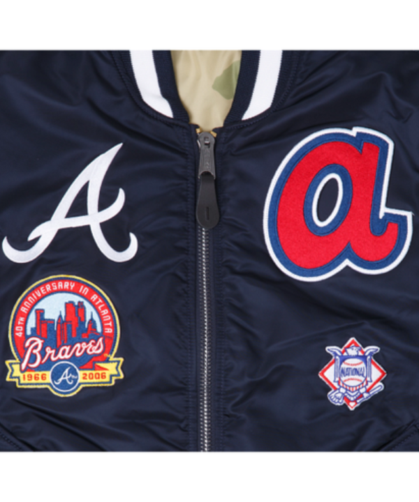 Atlanta Braves Alpha Industries X New Era MA-1 Jacket