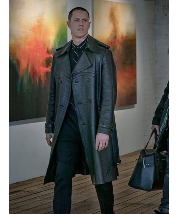 Power Book Iv Force Vic Flynn Leather Coat