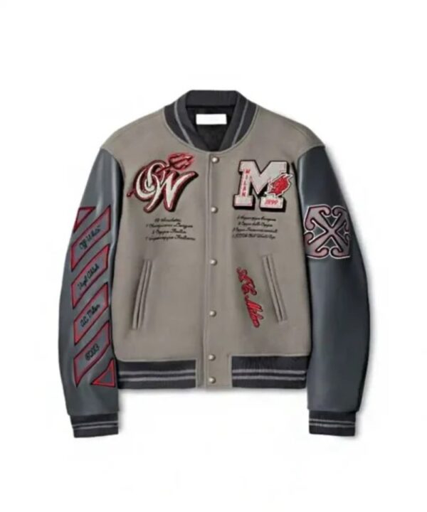 Off White AC Milan Grey Jacket