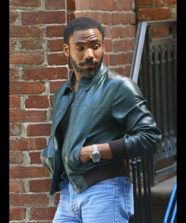 Mr. And Mrs. Smith Donald Glover Black Leather Jacket