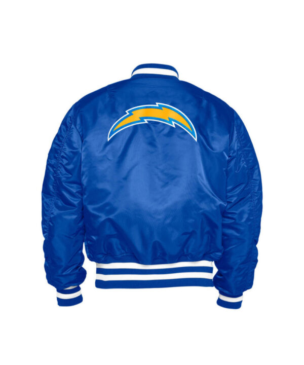 Los Angeles Chargers Alpha Industries X New Era MA-1 Jacket