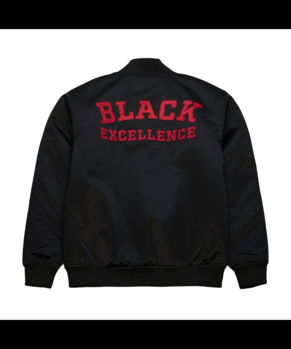 49ers Black Excellence Varsity Jacket