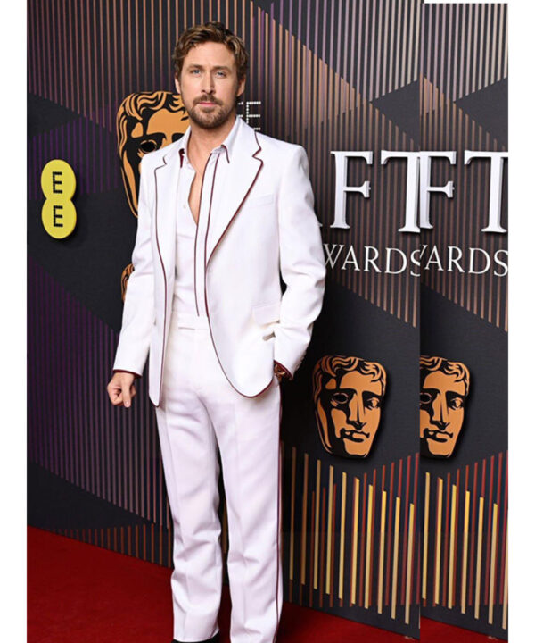 Ryan Gosling 2024 BAFTA Awards White Suit