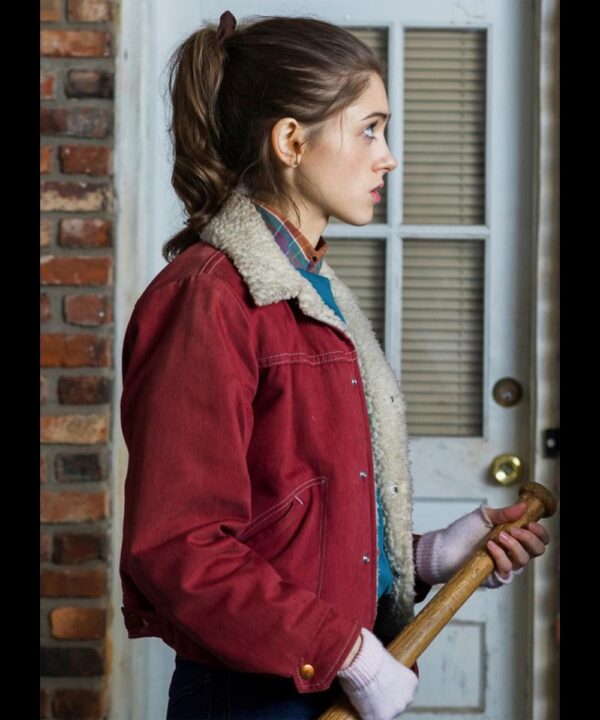 Stranger Things Nancy Wheeler Red Denim Jacket