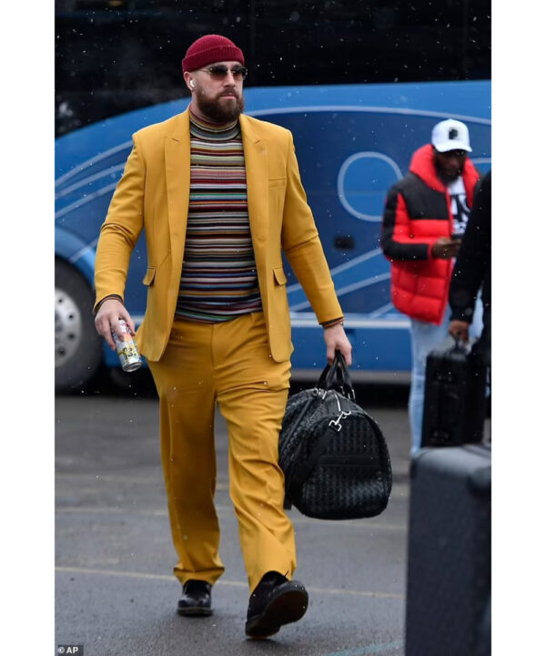 Travis Kelce’s Mustard Blazer